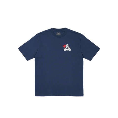 Palace TRI-HEARTS T-SHIRT NAVY - Colorway