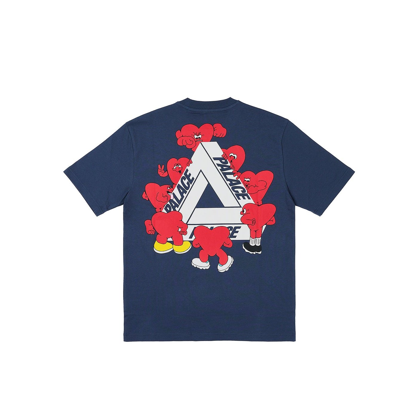 TRI-HEARTS T-SHIRT NAVY