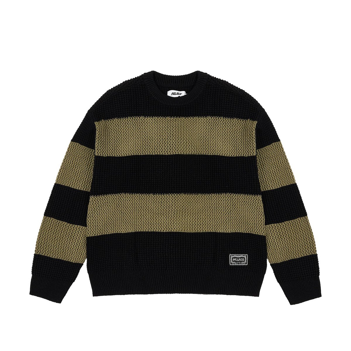 Palace OPEN STRIPE KNIT BLACK /  GREEN (Spring 2024) - €198.00