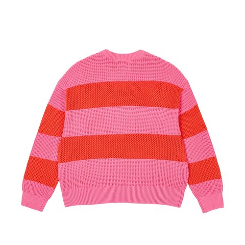 Palace OPEN STRIPE KNIT PINK /  ORANGE - Colorway
