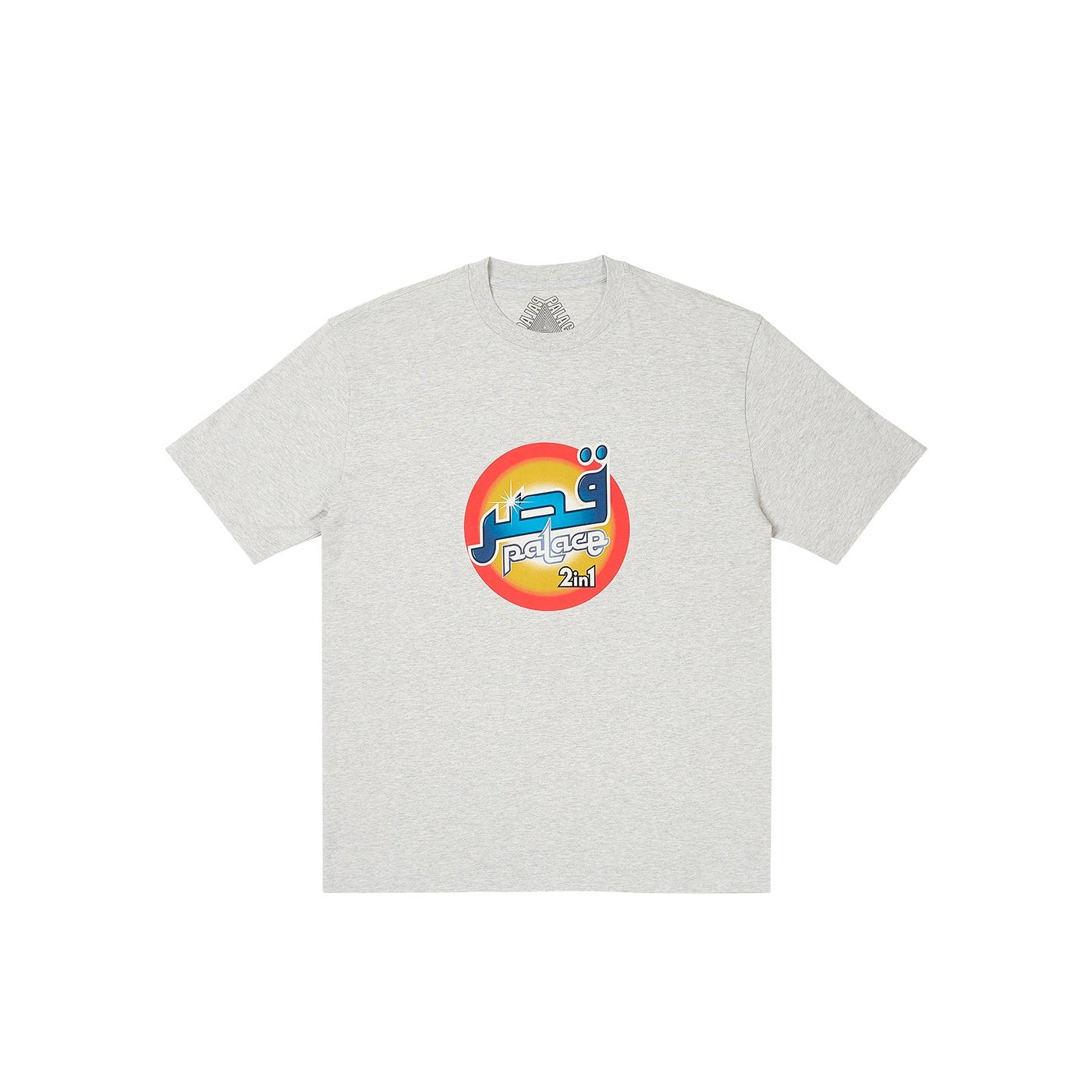 WASHED T-SHIRT GREY MARL