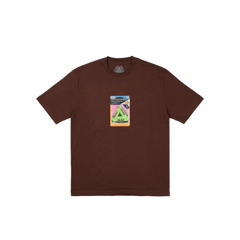 Palace FRESH AIR T-SHIRT NICE BROWN - $48.00