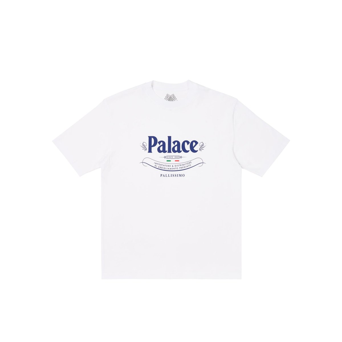 Palace PALLISSIMO T-SHIRT WHITE (Spring 2024) - $48.00