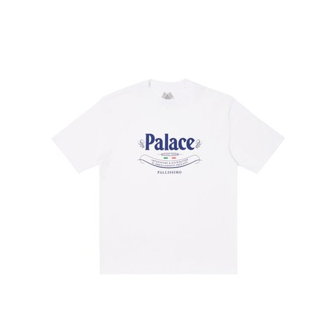 Palace PALLISSIMO T-SHIRT WHITE - $48.00