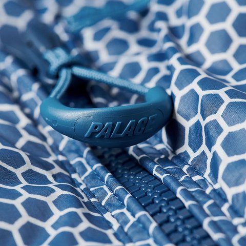 Palace HEXAGON PERTEX QUILTED JACKET BLUE - Colorway