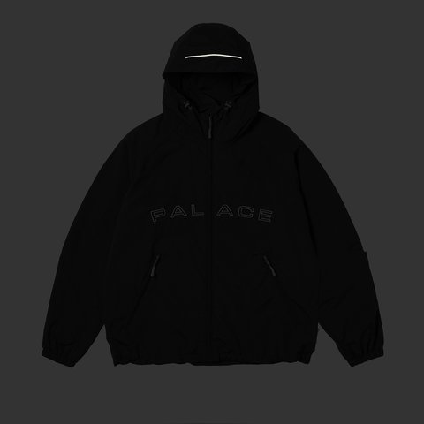 Palace ARC SHELL HOODED JACKET BLACK - Colorway