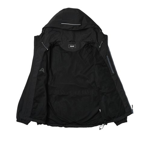Palace ARC SHELL HOODED JACKET BLACK - Colorway