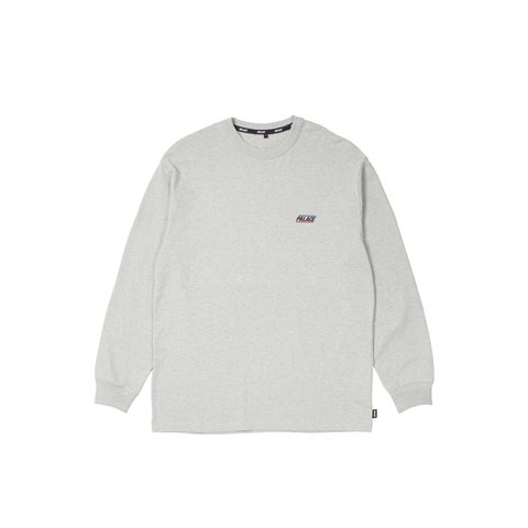 Palace BASICALLY A LONGSLEEVE GREY MARL - Colorway