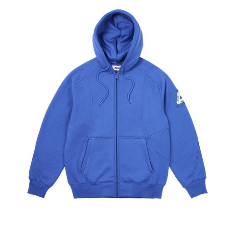 Palace BONDED SHERPA ZIP HOOD PALATIAL BLUE - Colorway