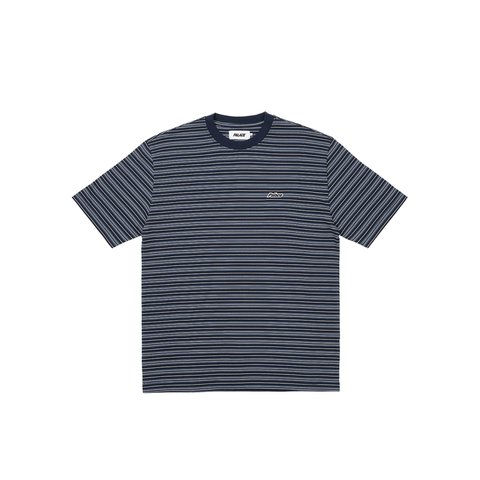 Palace BOXY STRIPE T-SHIRT NAVY - Colorway