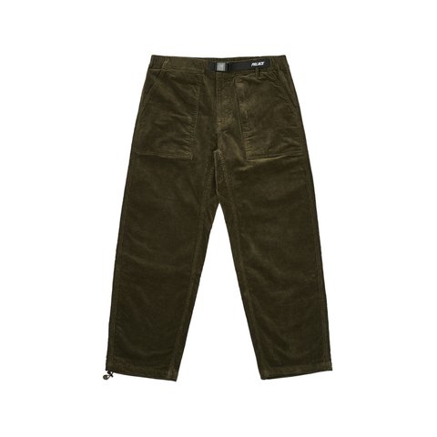 Palace CORDUROY BELTER TROUSER THE DEEP GREEN - Colorway