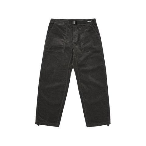 CORDUROY BELTER TROUSER WASHED BLACK
