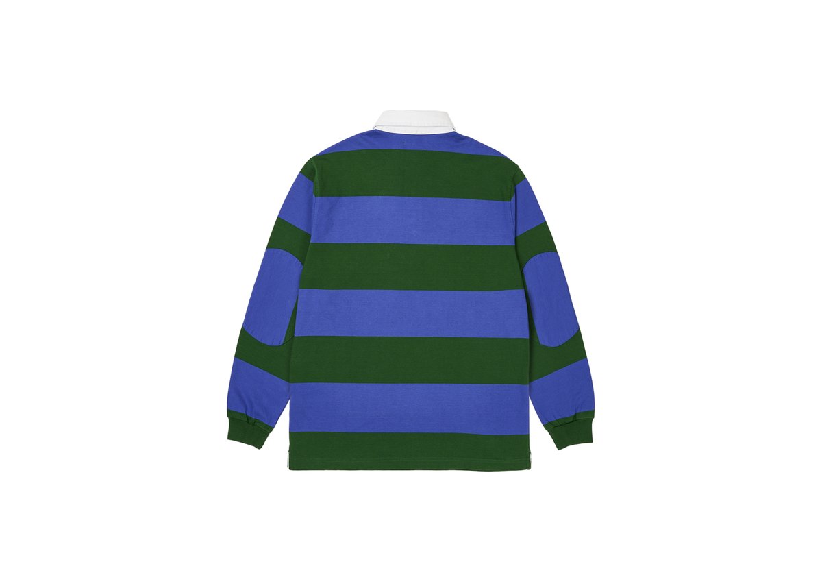 ELBOW STRIPE RUGBY BLUE / GREEN - Spring 2024 - Palace