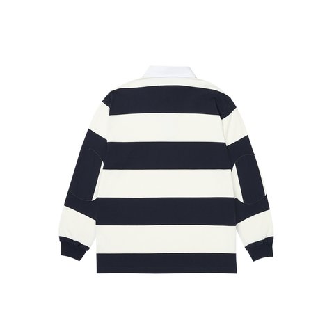 Palace ELBOW STRIPE RUGBY WHITE / NAVY - Colorway