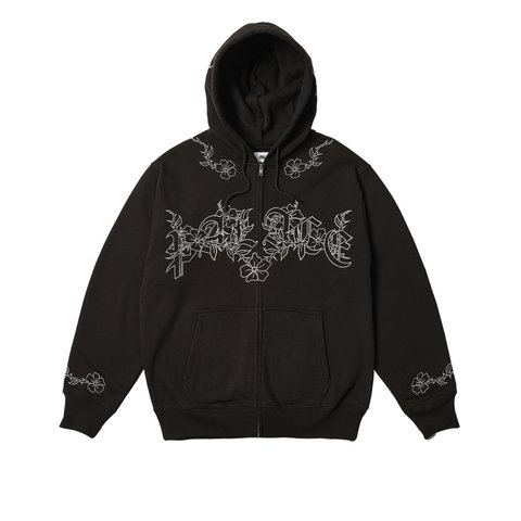 Palace FLEXUS ZIP HOOD BLACK - Colorway