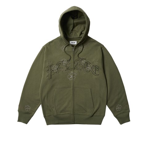 Palace FLEXUS ZIP HOOD THE DEEP GREEN - Colorway