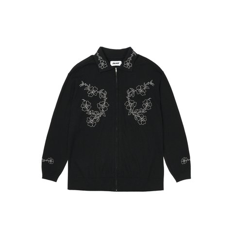 Palace FLEXUS ZIP LONGSLEEVE BLACK - Colorway