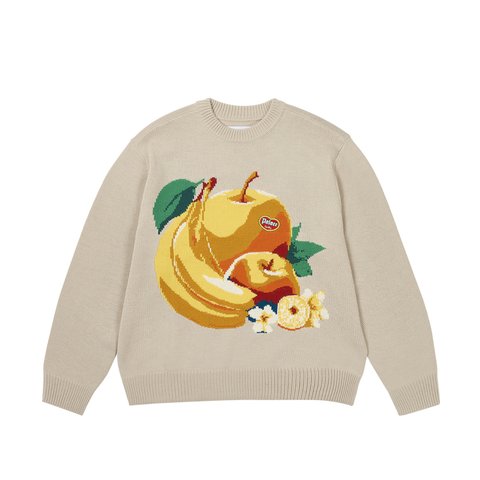 Palace FRUIT LIFE KNIT SOFT WHITE - Colorway