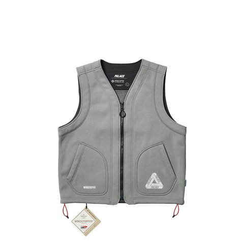 Palace GORE-TEX WINDSTOPPER VEST STEEL GREY - Colorway