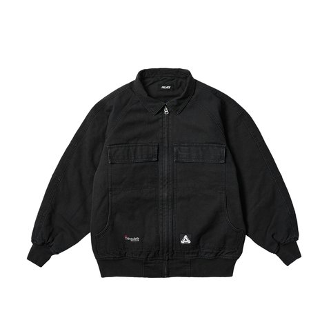 Palace HEAVY CANVAS BOMBER JACKET BLACK - Colorway