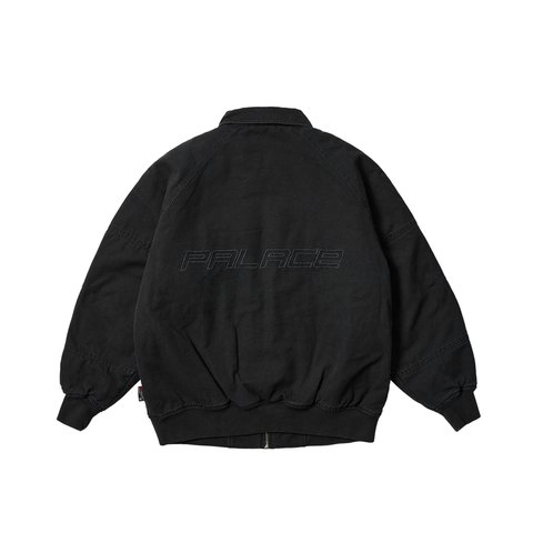Palace HEAVY CANVAS BOMBER JACKET BLACK - Colorway