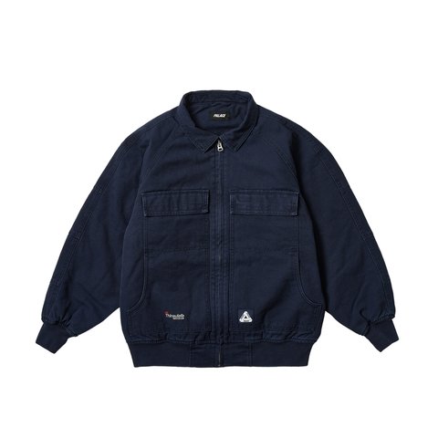 Palace HEAVY CANVAS BOMBER JACKET NAVY - Colorway