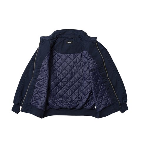 Palace HEAVY CANVAS BOMBER JACKET NAVY - Colorway