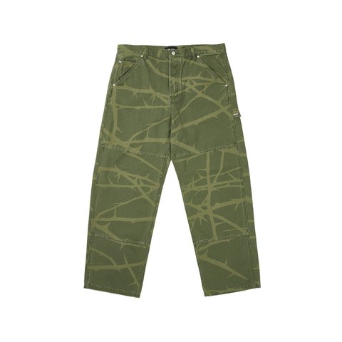 Palace HEAVY CANVAS WORK PANT THE DEEP GREEN - Colorway
