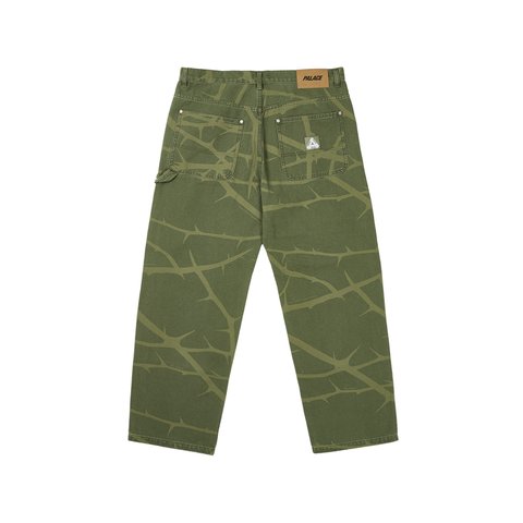 Palace HEAVY CANVAS WORK PANT THE DEEP GREEN - Colorway