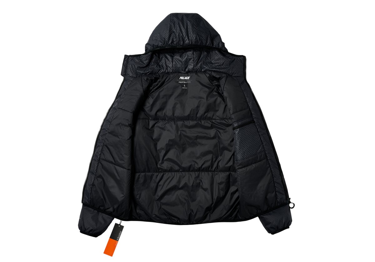 HEXAGON PERTEX QUILTED JACKET BLACK - PalaceCommunity HEXAGON PERTEX QUILTED JACKET BLACK - PalaceCommunity