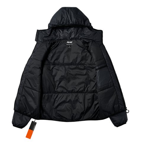 Palace HEXAGON PERTEX QUILTED JACKET BLACK - Colorway