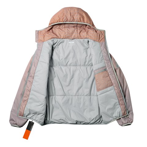 Palace HEXAGON PERTEX QUILTED JACKET GREY - Colorway