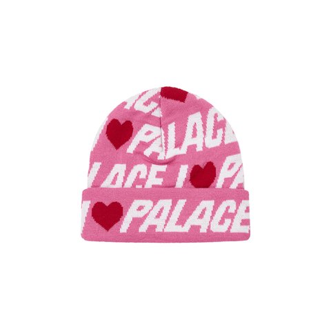 Palace I LOVE PALACE BEANIE FRUITY PINK - Colorway