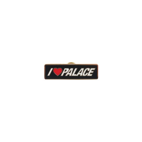 Palace I LOVE PALACE PIN BADGE BLACK - Colorway