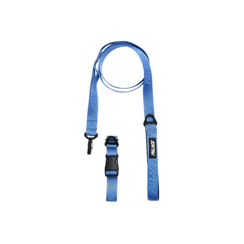 Palace JACQUARD LOGO DOG COLLAR AND LEAD BLUE - Colorway