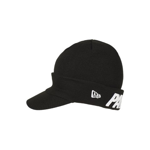 Palace NEW ERA PEAK BEANIE BLACK - Colorway