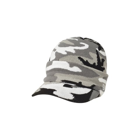 Palace NEW ERA PEAK BEANIE GREY CAMO - Colorway