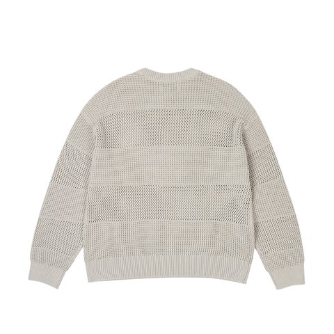 Palace OPEN STRIPE KNIT GREY - Colorway