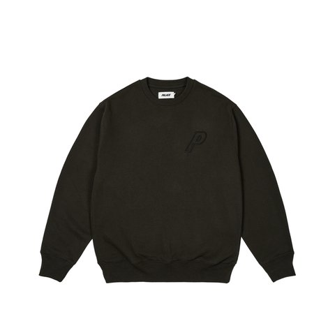 Palace OUTLINE P-3 CREW BLACK - Colorway