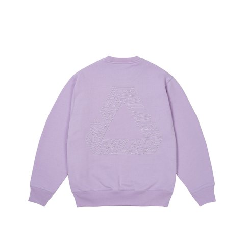 Palace OUTLINE P-3 CREW BLOOM PURPLE - Colorway