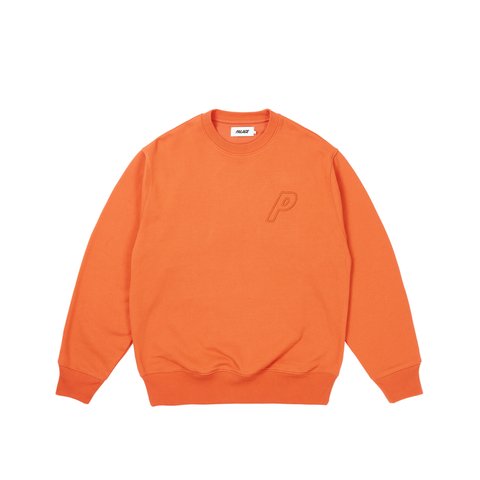 Palace OUTLINE P-3 CREW ROUGE - Colorway