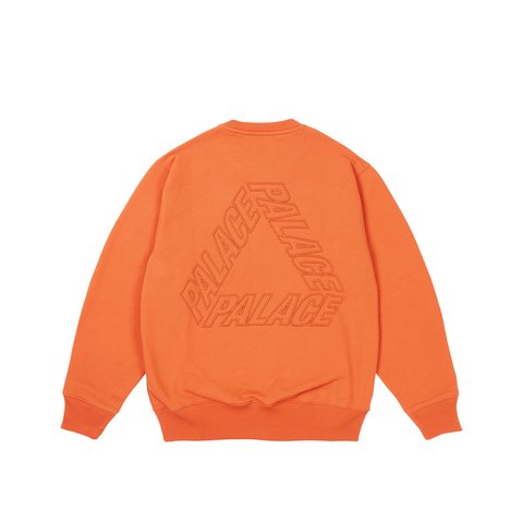 Palace OUTLINE P-3 CREW ROUGE - Colorway
