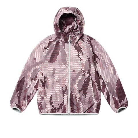 Palace P-TEC FLEECE JACKET HEXA CAMO GREY - Colorway