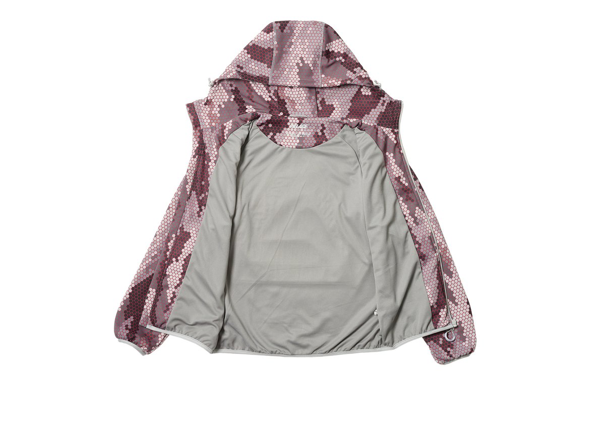 P-TEC FLEECE JACKET HEXA CAMO GREY - Spring 2024 - Palace