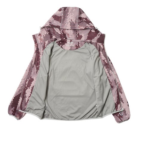 Palace P-TEC FLEECE JACKET HEXA CAMO GREY - Colorway