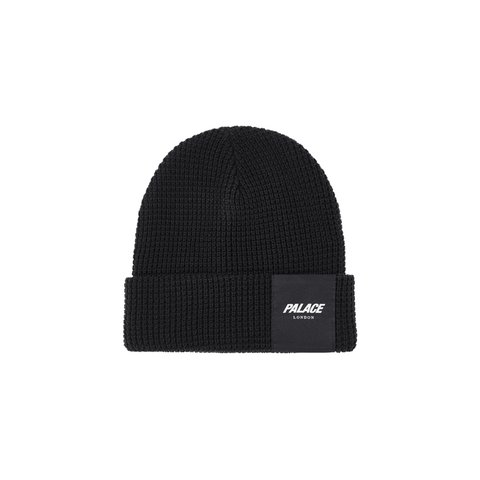 Palace PALACE LONDON WAFFLE BEANIE BLACK - Colorway
