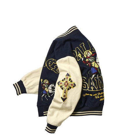 Palace PALACE SAINTS VARSITY JACKET NAVY - Colorway