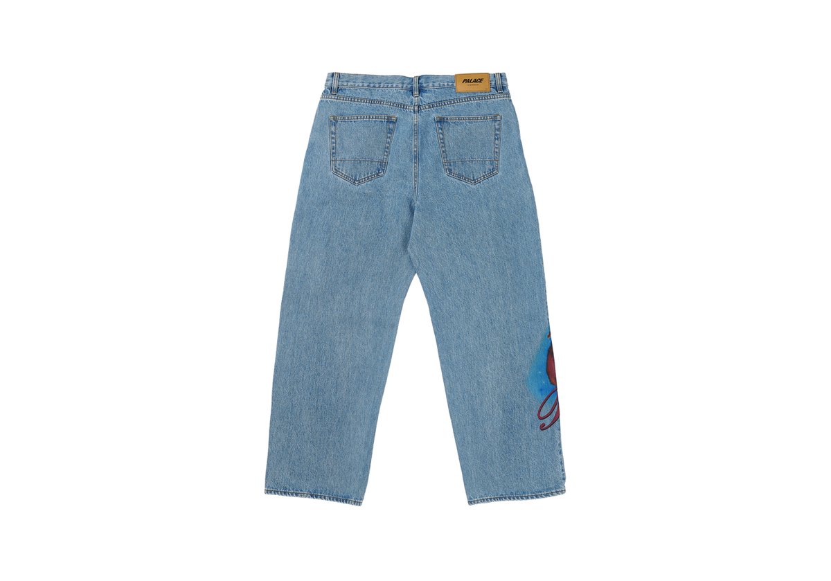 PHUMPER P90 BAGGY JEAN STONE WASH - Spring 2024 - Palace