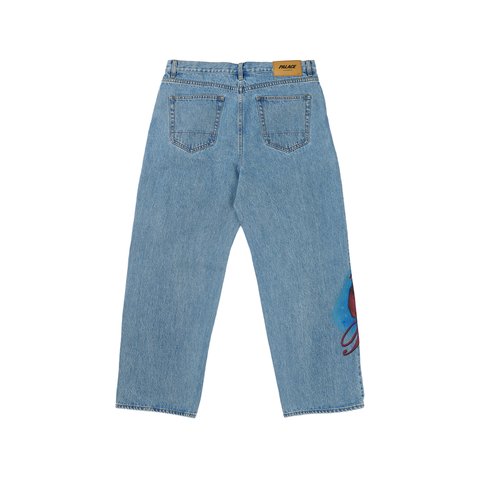 Palace PHUMPER P90 BAGGY JEAN STONE WASH - Colorway