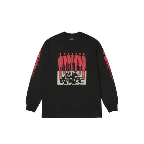 Palace REPEATER LONGSLEEVE BLACK - Colorway